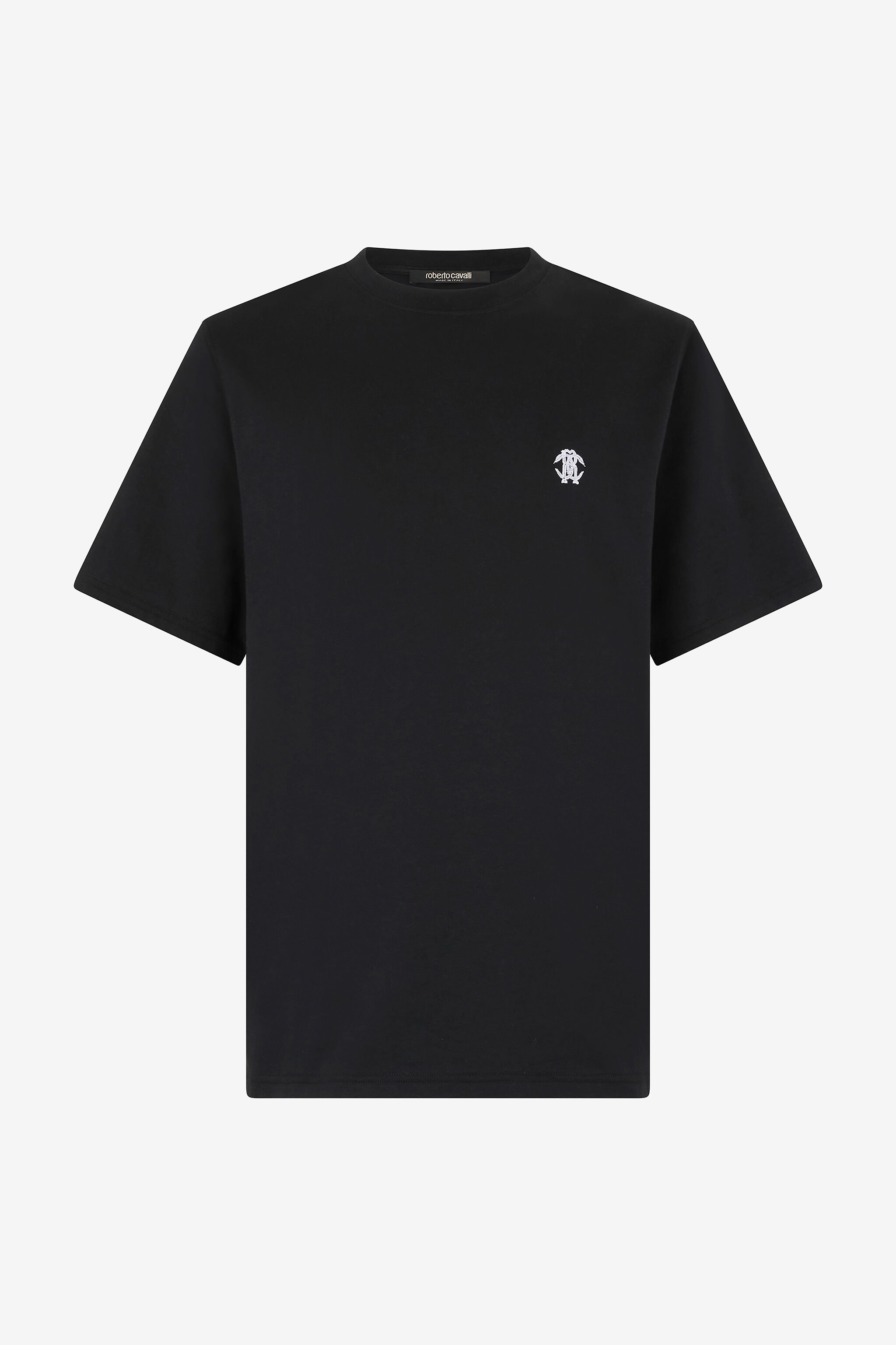 RC T-Shirt with Mirror Snake Monogram Black VRT61A-JD060