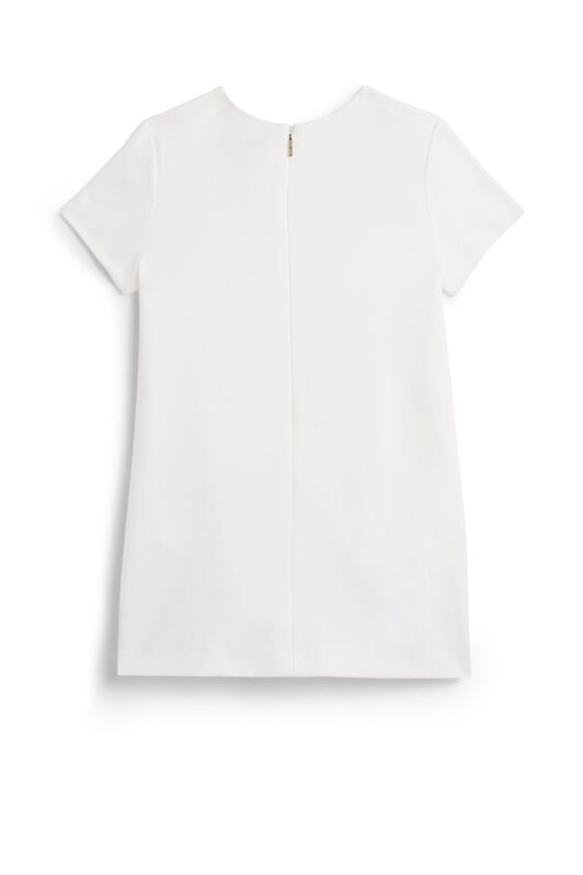 JU Embellished shift dress JU Embellished shift dress MILKY WHITE IJT132-JT023