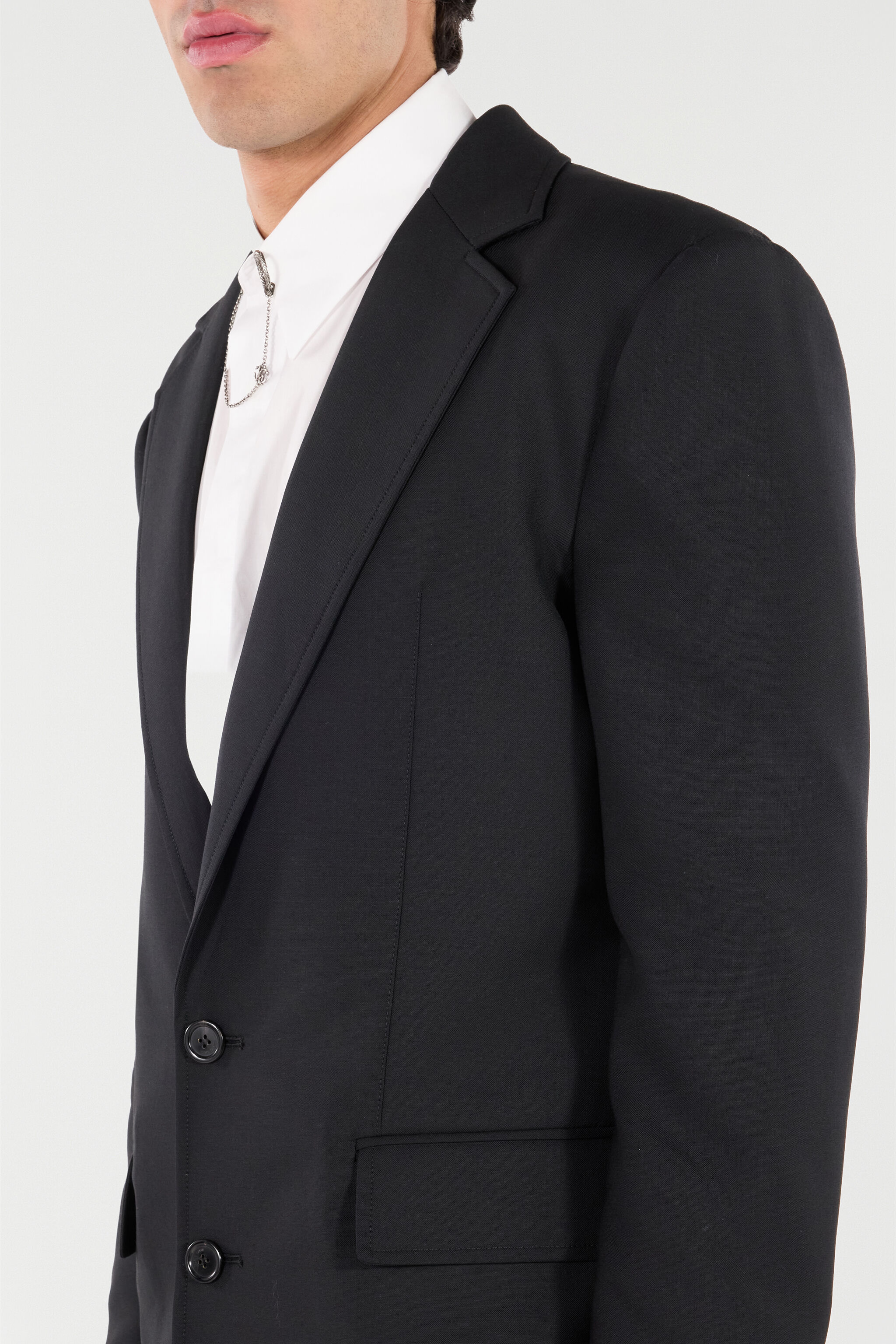 RC Virgin Wool Jacket Black VRT405-VW003