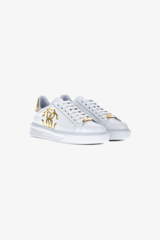 RC Sneakers with Monogram Mirror Snake White NOS00C-PNO01