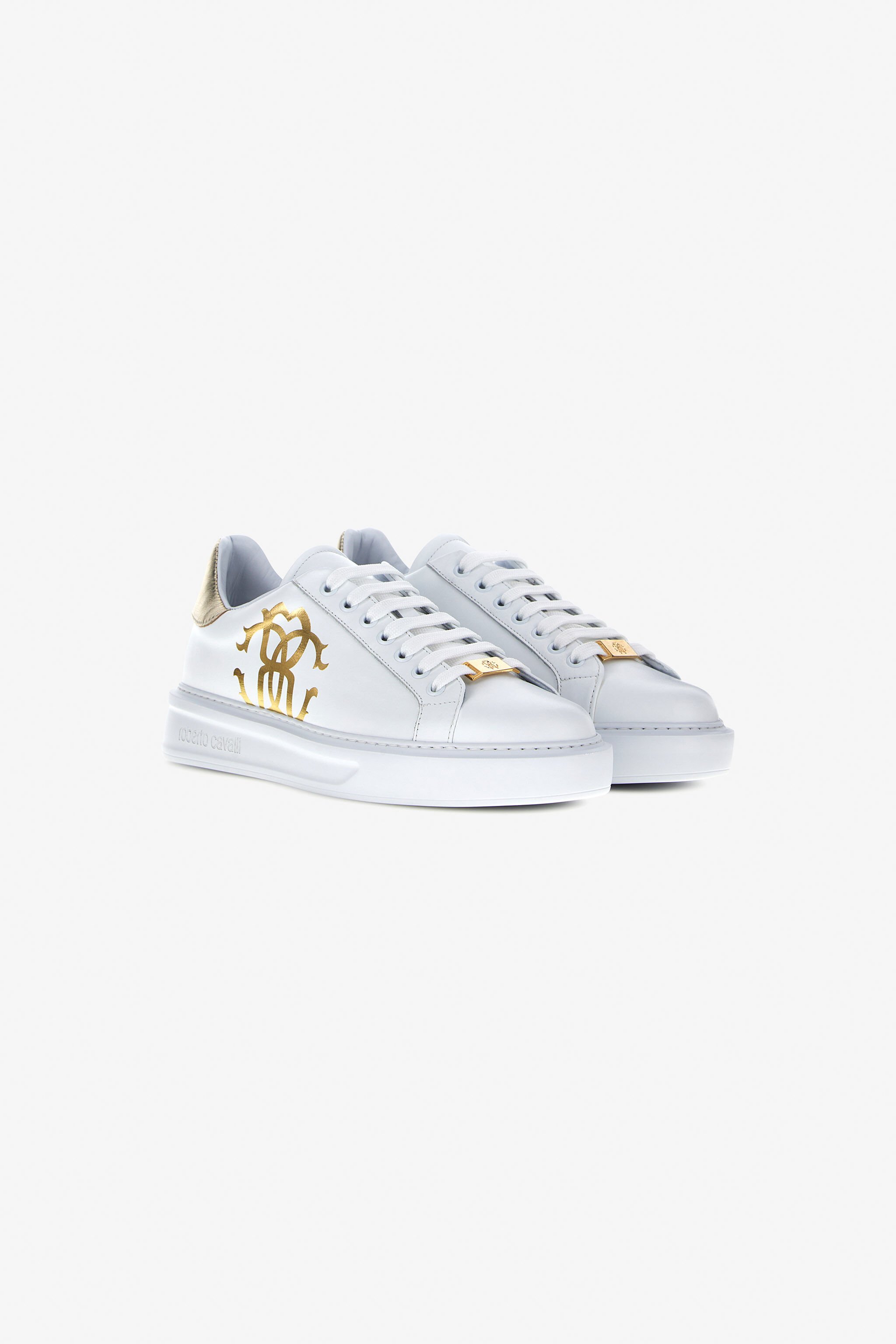 RC Sneakers with Monogram Mirror Snake White NOS00C-PNO01