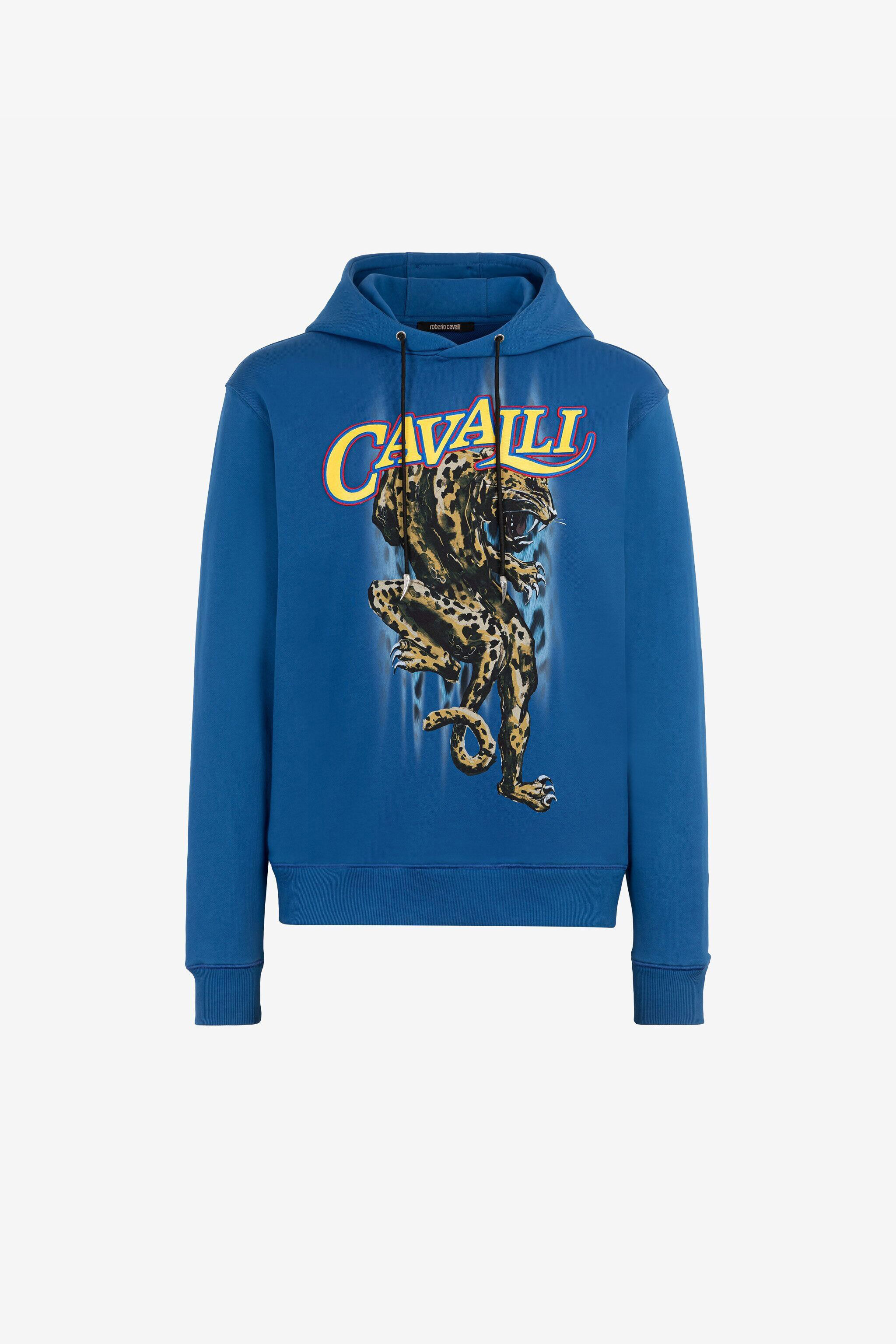 RC Logo-print hoodie Blue QRT69G-CF050