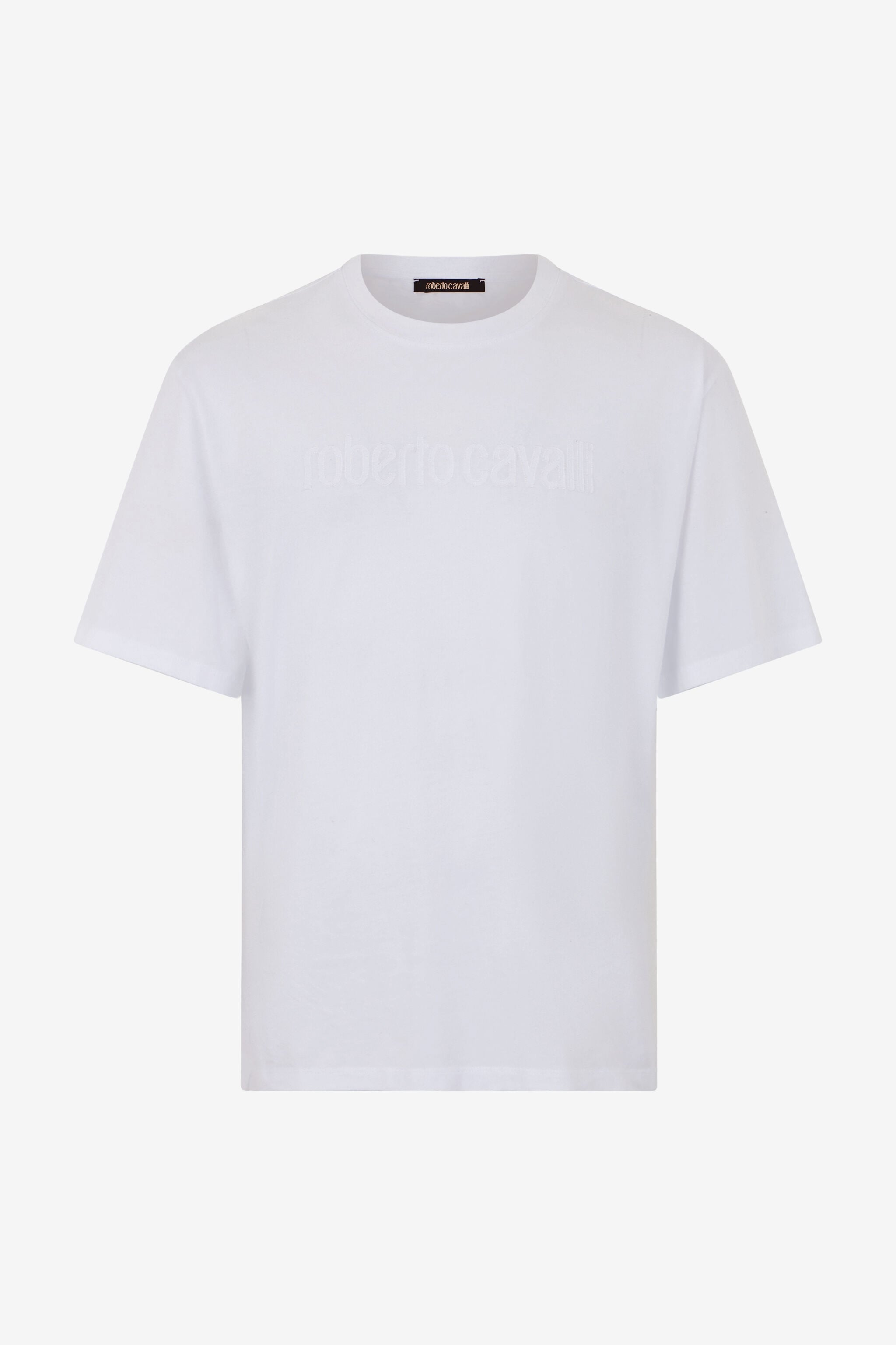 RC White T-shirt With Embroidered Logo WHITE SOT60C-JD001