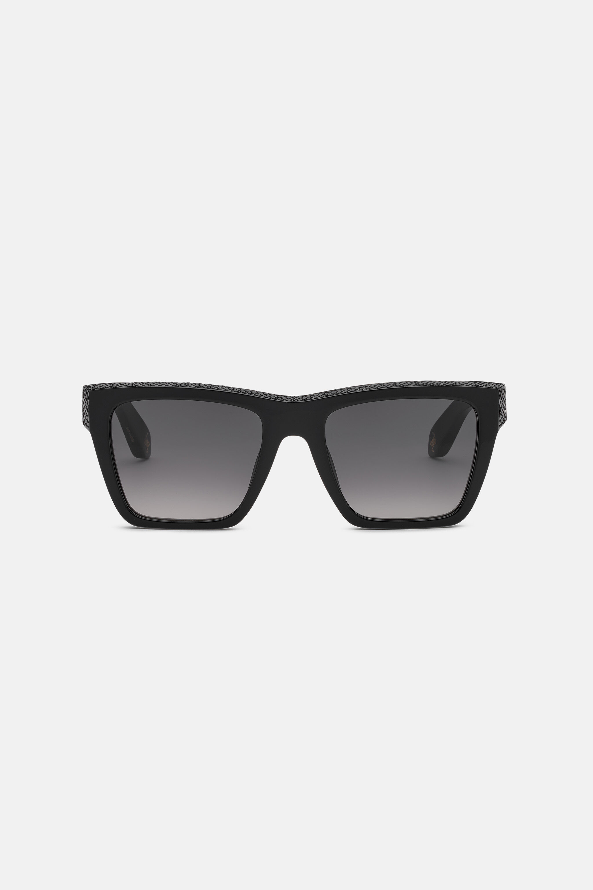 RC Rectangular front shape sunglasses  SHINY BLACK VALD08-ID246