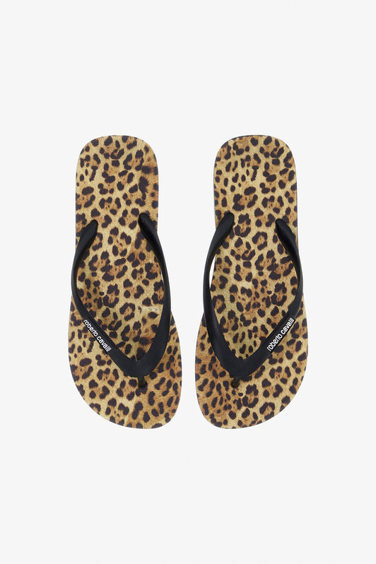 RC Leopard Flip Flops Brown SKS029-ABL65