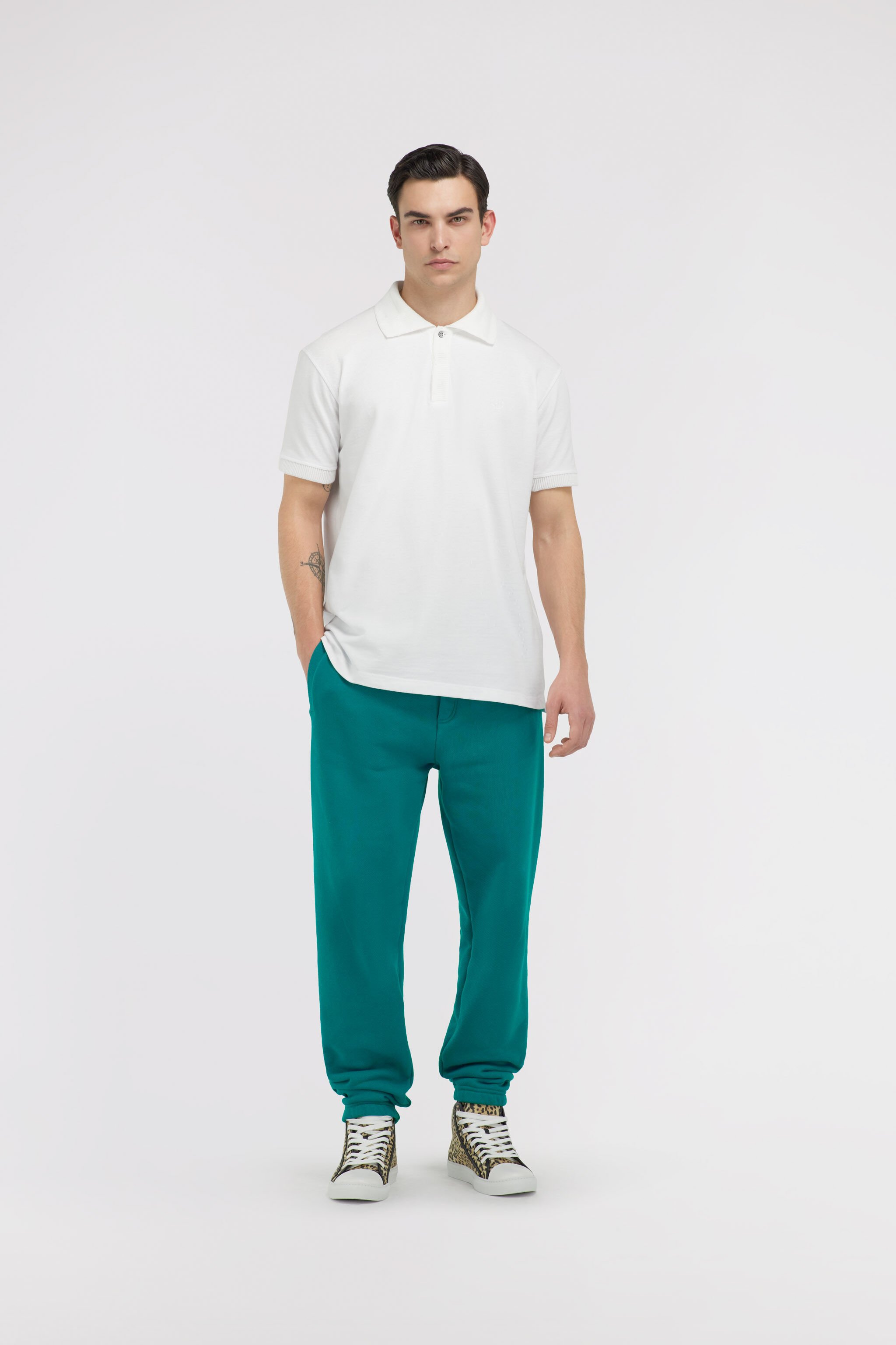 RC Pantaloni con dettaglio Fang Azzurro SRT25A-CF050
