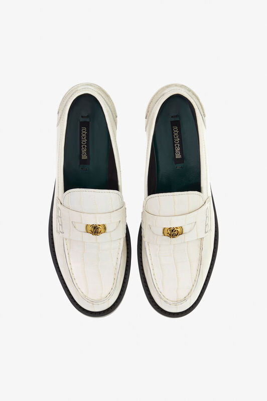 RC RC Logo Mocassins Blanc TKS028-PZ055