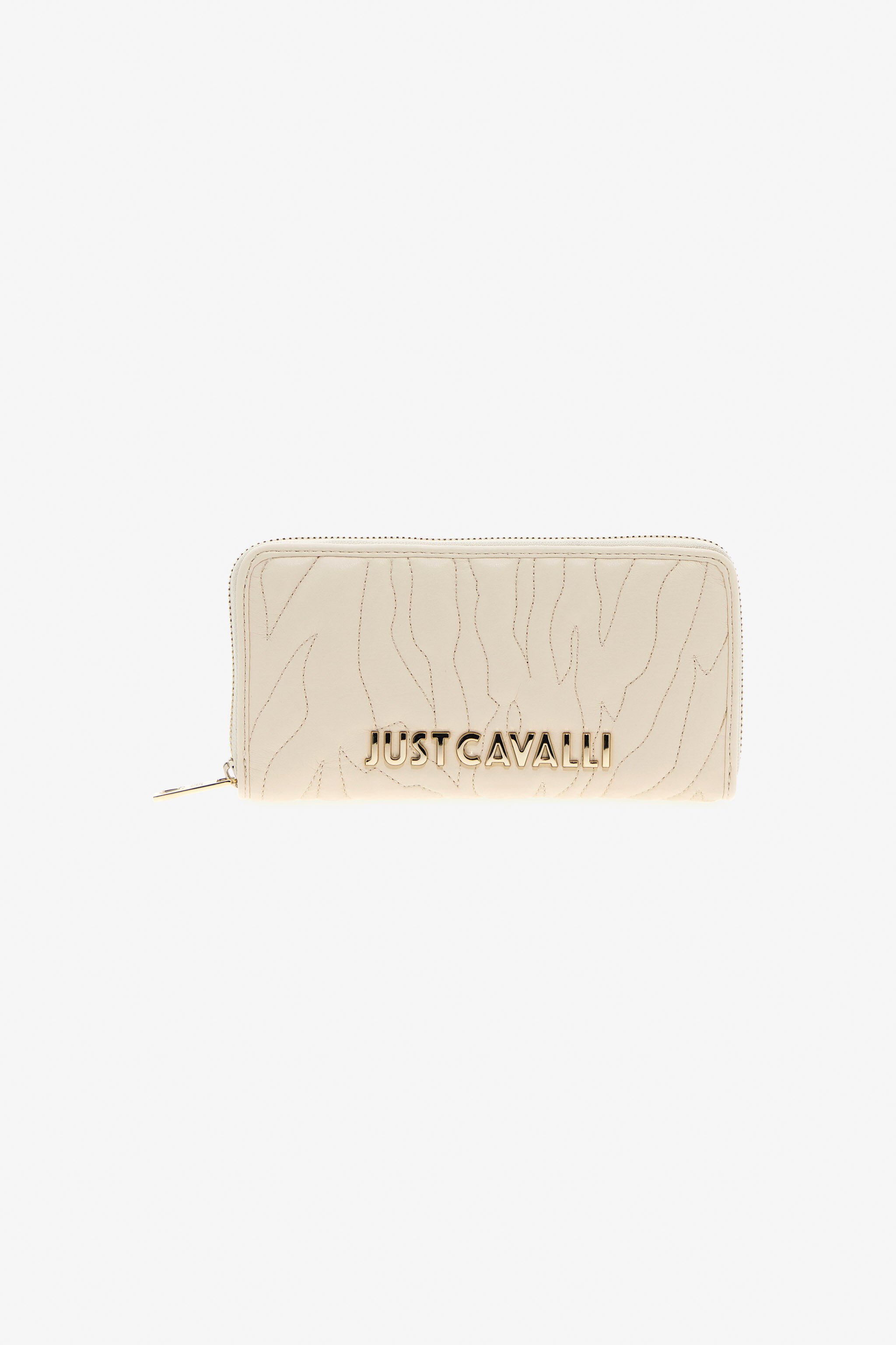 JC Just Cavalli Zip Wallet Marfil TFP047-TF506