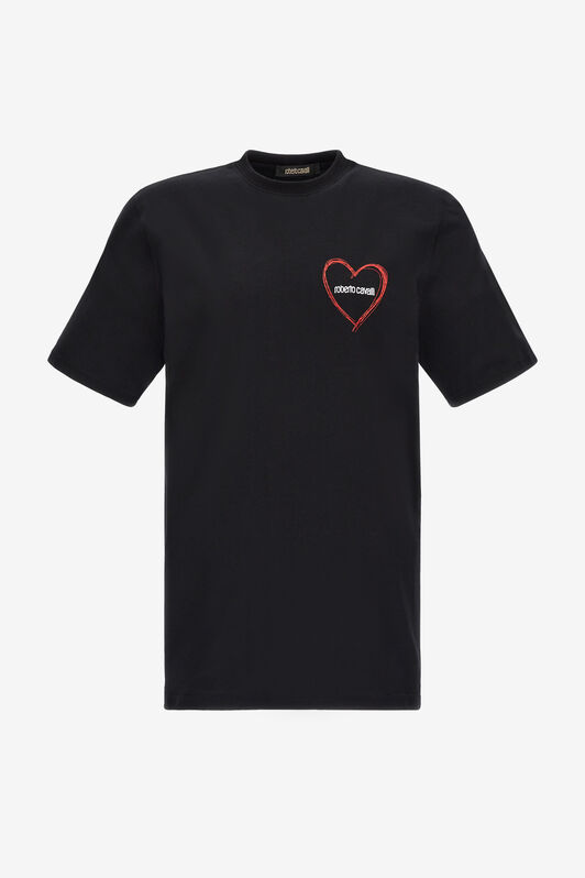 RC Heart and Logo t-shirt RC Heart and Logo t-shirt Black SRT61L-JD060