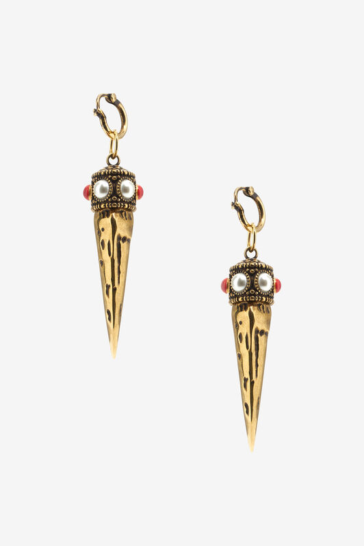 RC Fang Earring Gold SKG028-AM081