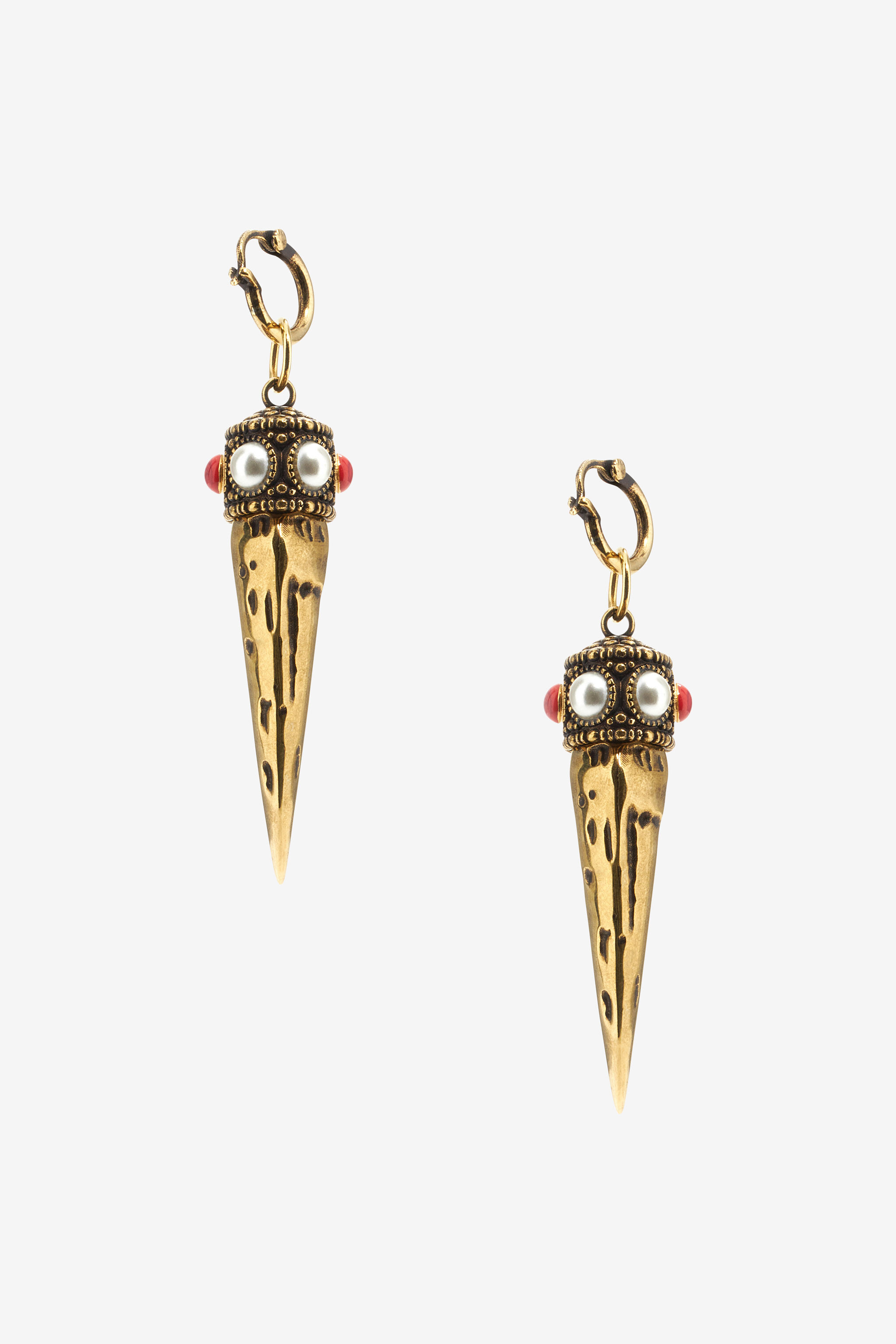 RC Fang Earring Gold SKG028-AM081