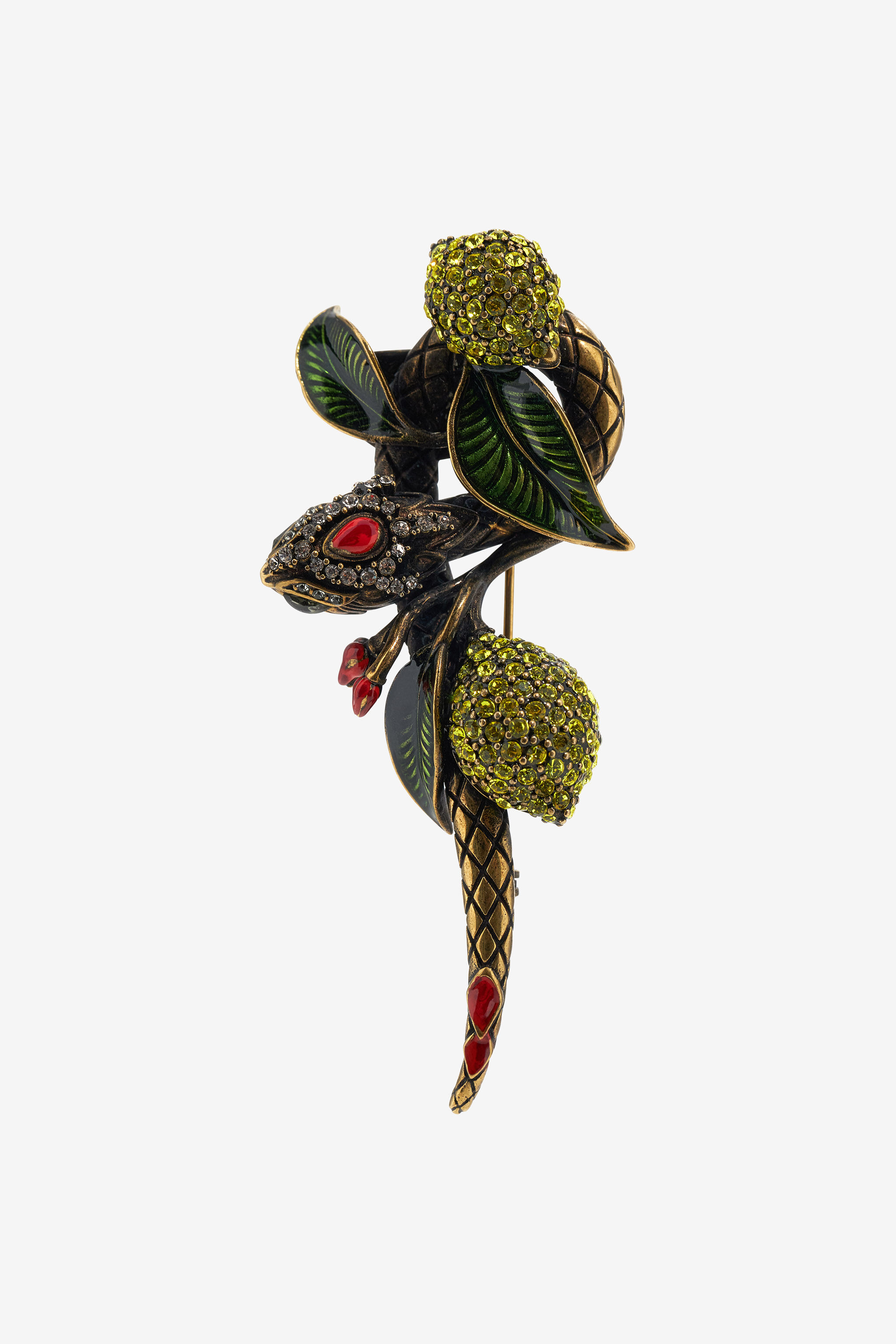 RC Lemon Snake brooch Gold SKG012-AM072