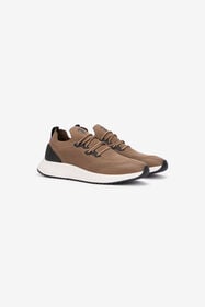 RC Brown Knit Running Shoes BROWN QOS00B-FT170