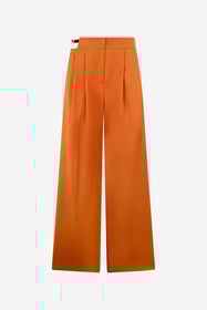 ${brand} Weit Geschnittene Hose In Orange Mit Cut-Out ${colorDescription} ${masterID}