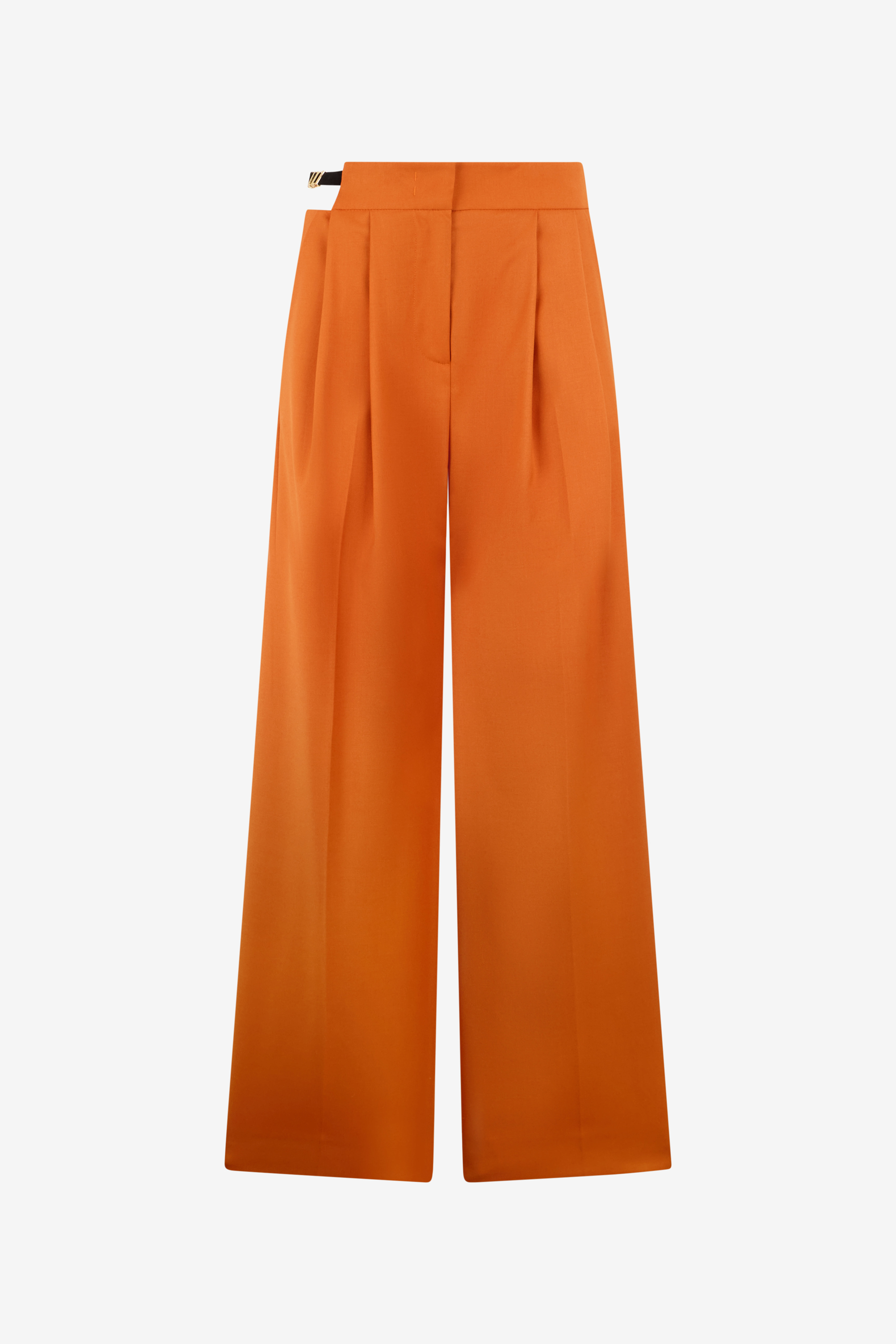 JC Orange Wide-Leg Trousers With Cut-Out ARANCIO UFT091-UF130