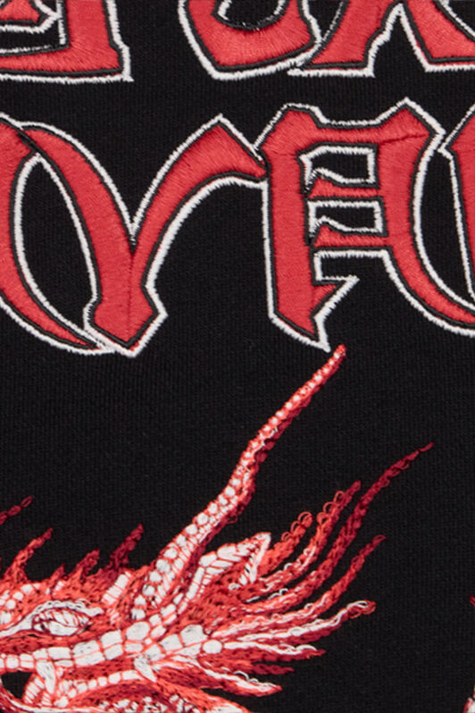 RC Black Sweatshirt with Lettering and Dragon RC Black Sweatshirt with Lettering and Dragon NERO 191101 VQT69B-CF057