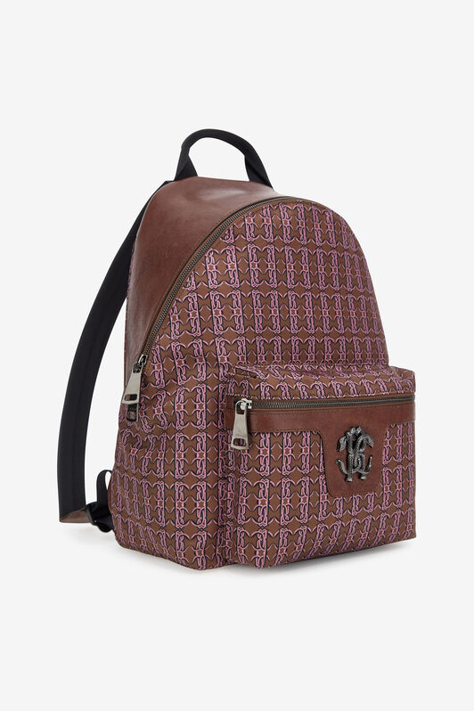 RC Backpack with Monogram Mirror Snake Brown SRB001-FT169