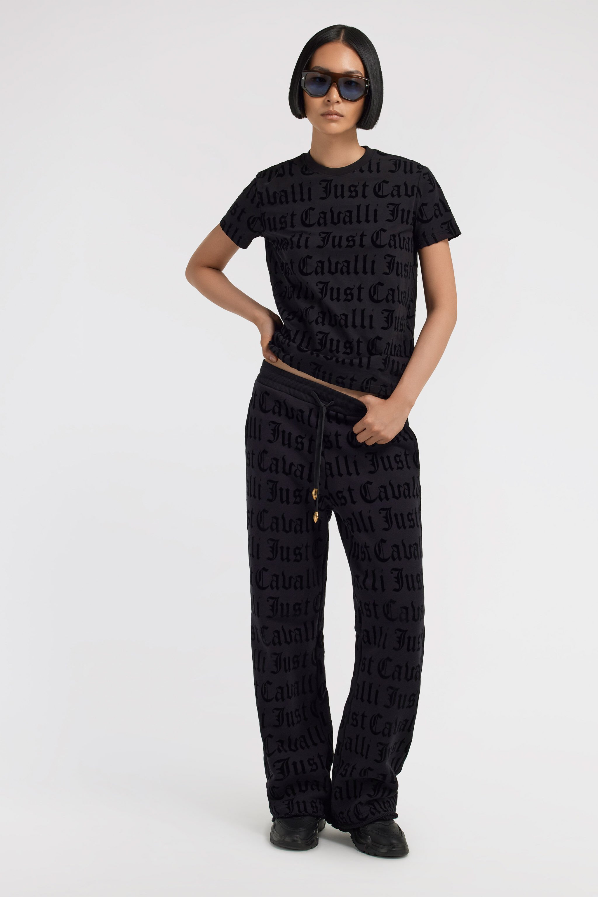 JC Just Cavalli Pants Black TFT073-TF102
