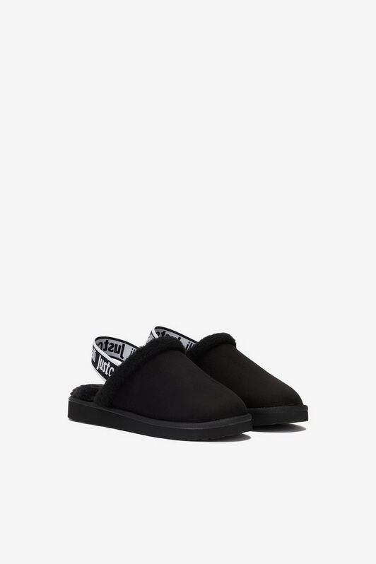 JC Schwarze Comfy Style Sabot Schuhe BLACK VFS104-VF632