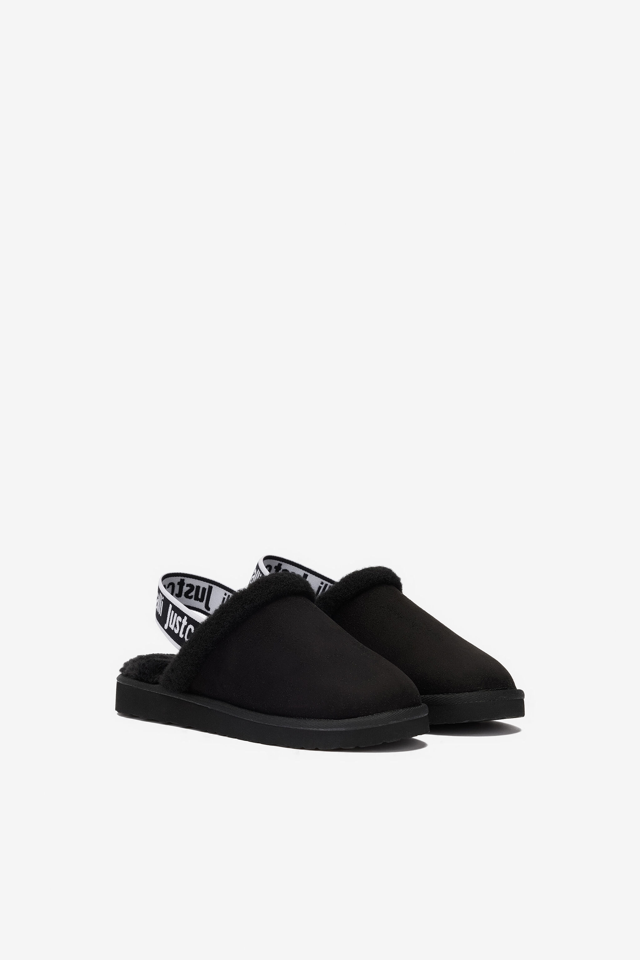 JC Schwarze Comfy Style Sabot Schuhe BLACK VFS104-VF632