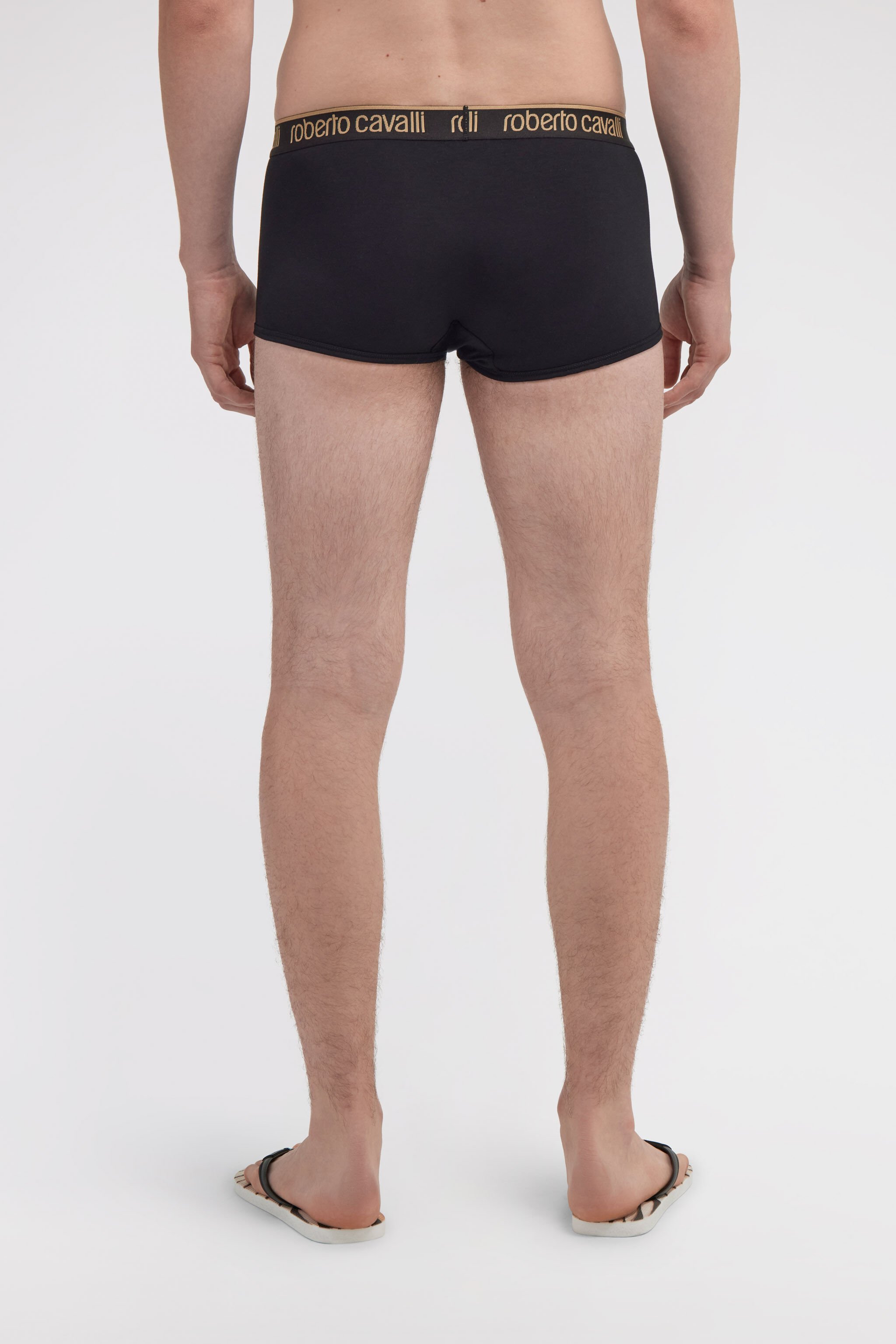 RC Roberto Cavalli Logo Boxershorts Schwarz TRO02A-JJ016