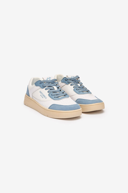 JC Sneakers With Contrasting Inserts White/Blue UFS023-UF298