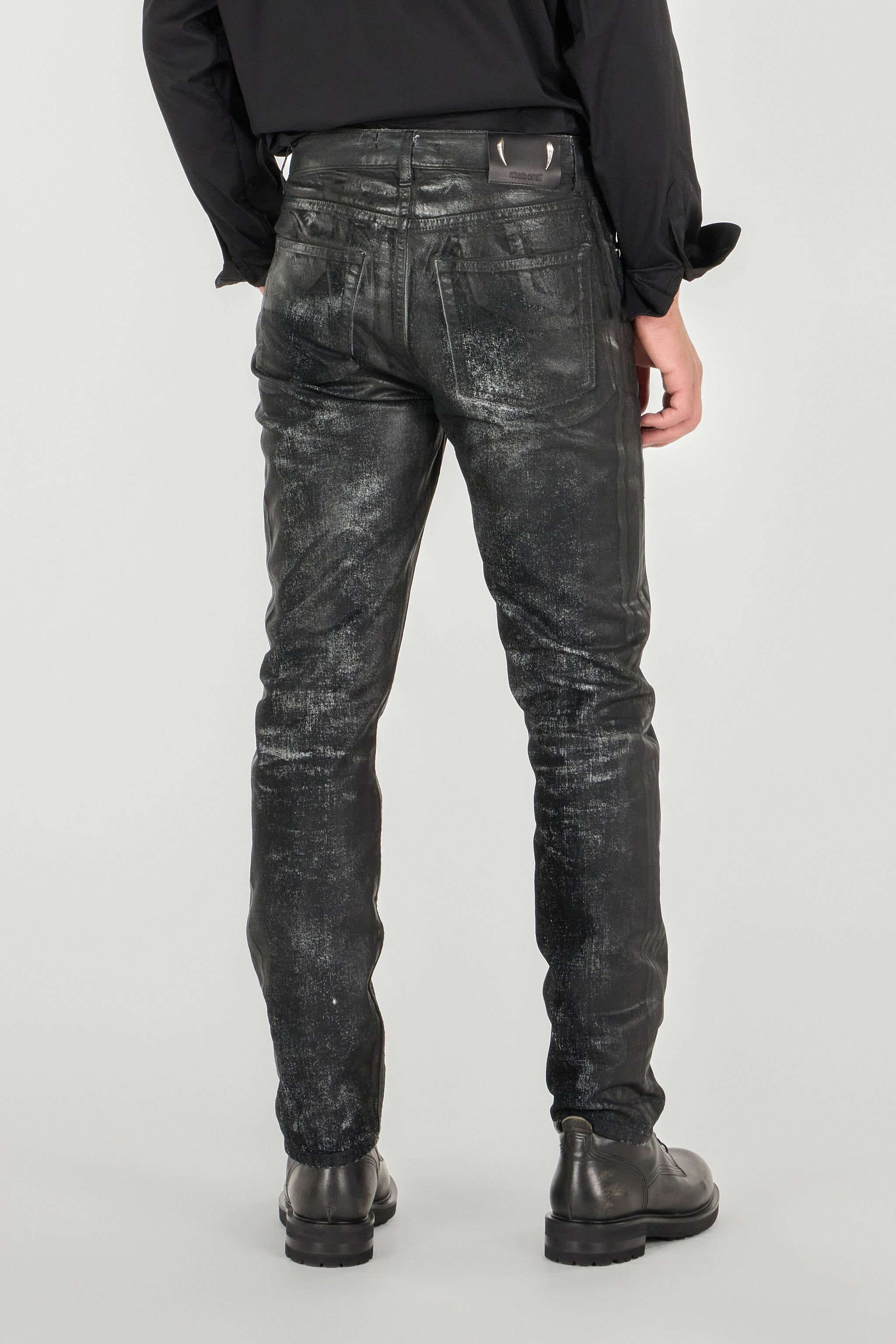 RC Used-effect pants Black URJ201-VT033
