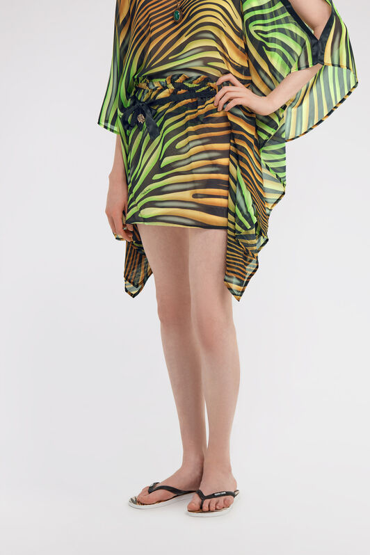 RC Zebra Print Skirt TIGER GREEN KSW00E-7GI20