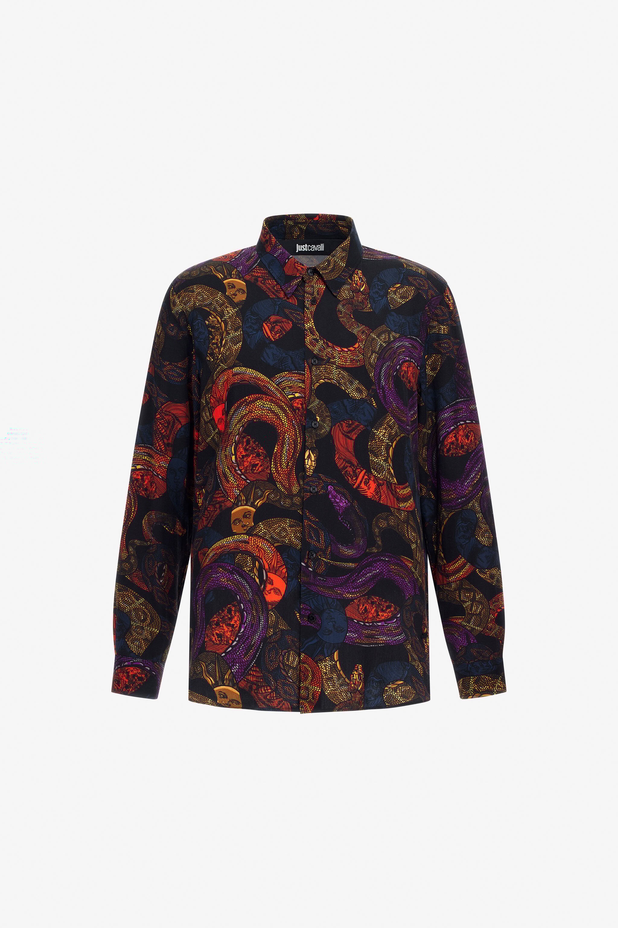 JC Just Cavalli Shirt Dark blue TFM012-TF083