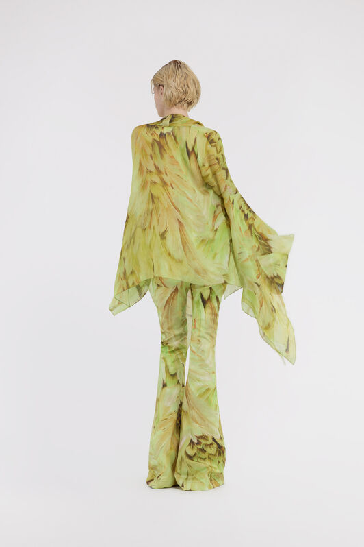 RC Plumage print shirt RC Plumage print shirt Verde claro SWT701-CTL71