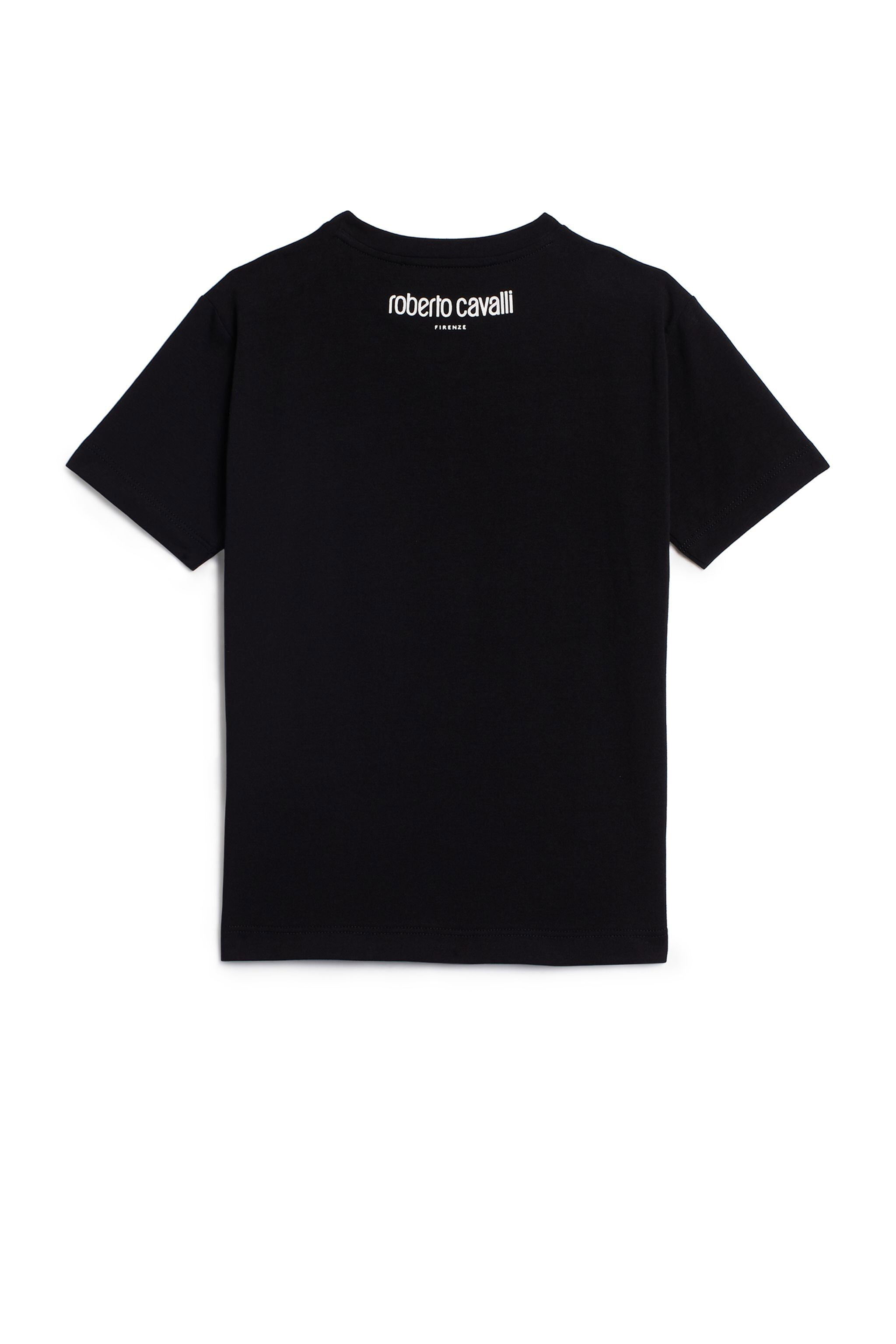 JU Medals print T-shirt BLACK IJT65N-JV025