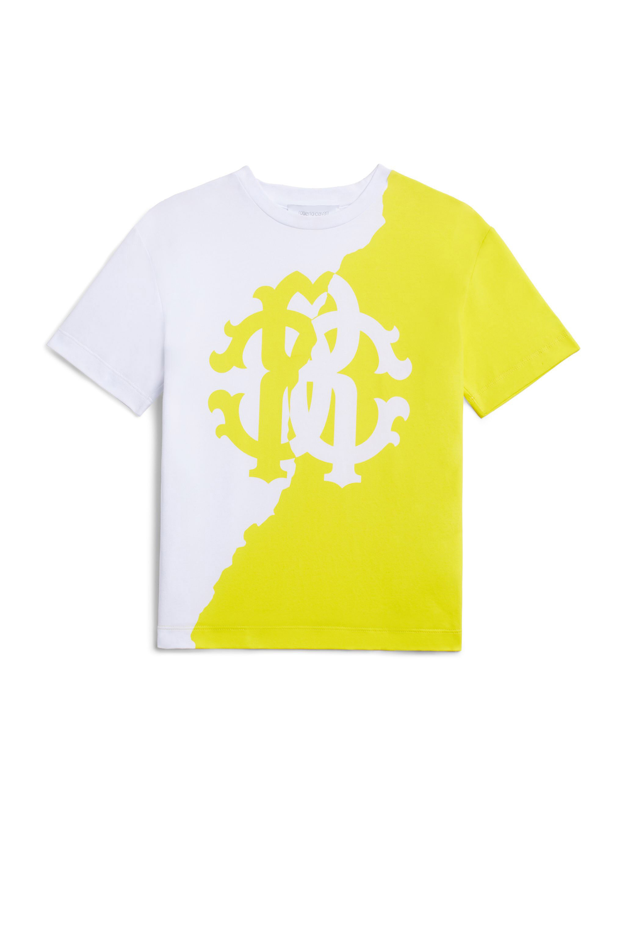 JU Collage T-Shirt in Farbblock-Optik BLAZING YELLOW IJT65E-JV025