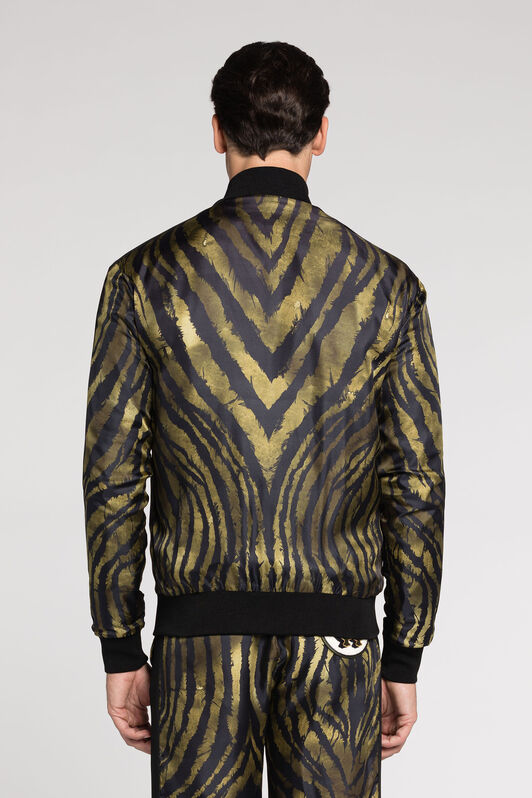 RC Zebra-Print Mirror Snake Jacket Dark green/Black RRT66F-2N410