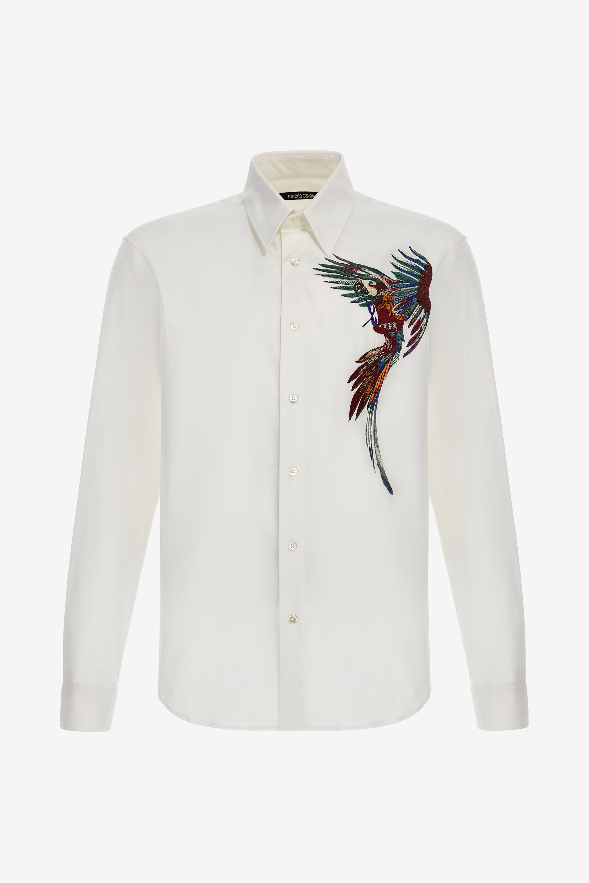 RC Parrot print shirt White SRT711-CH026