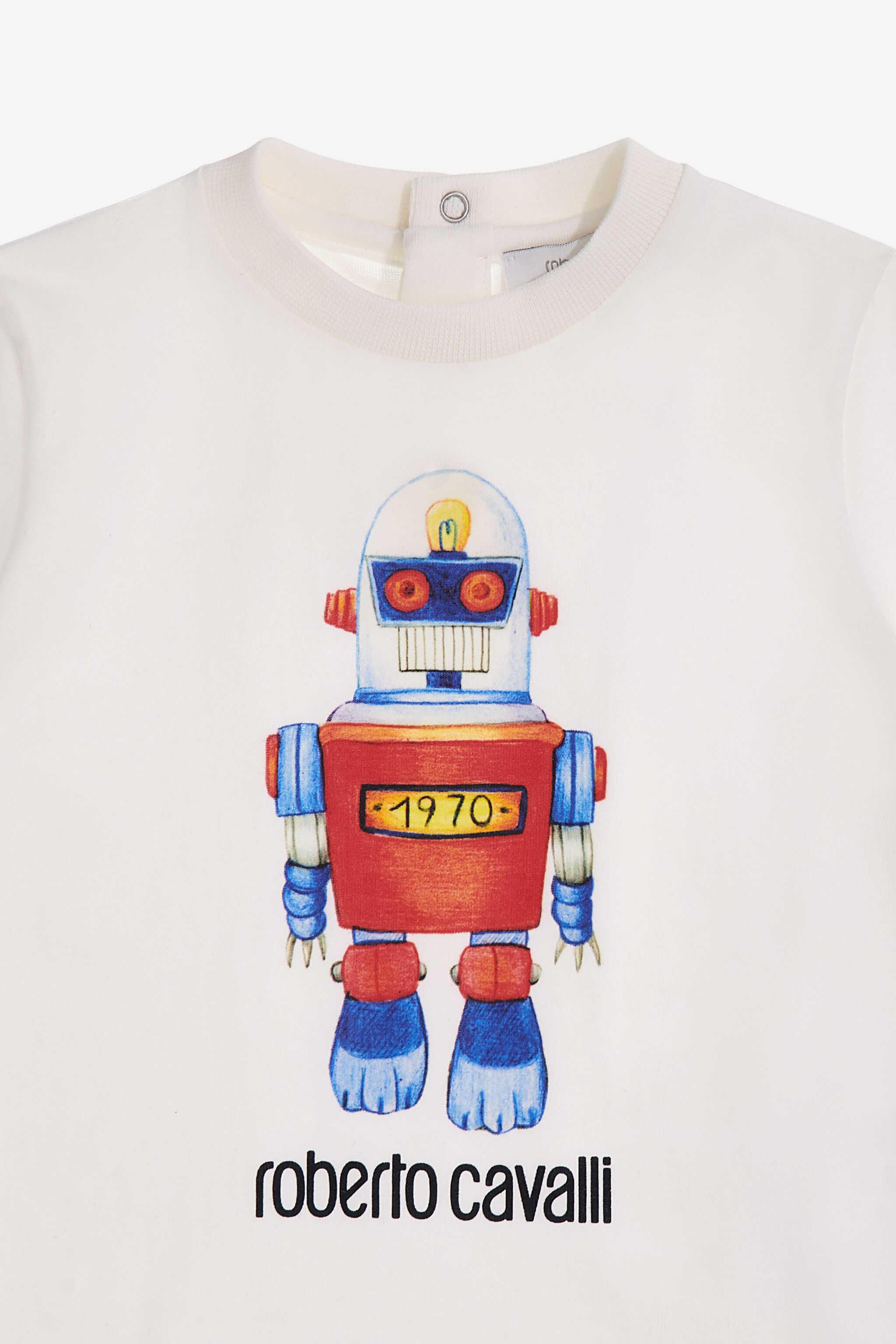 JU T-shirt with Robot print White SJT612-JD001