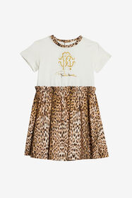 ${brand} Abito Con Stampa Jaguar Skin ${colorDescription} ${masterID}