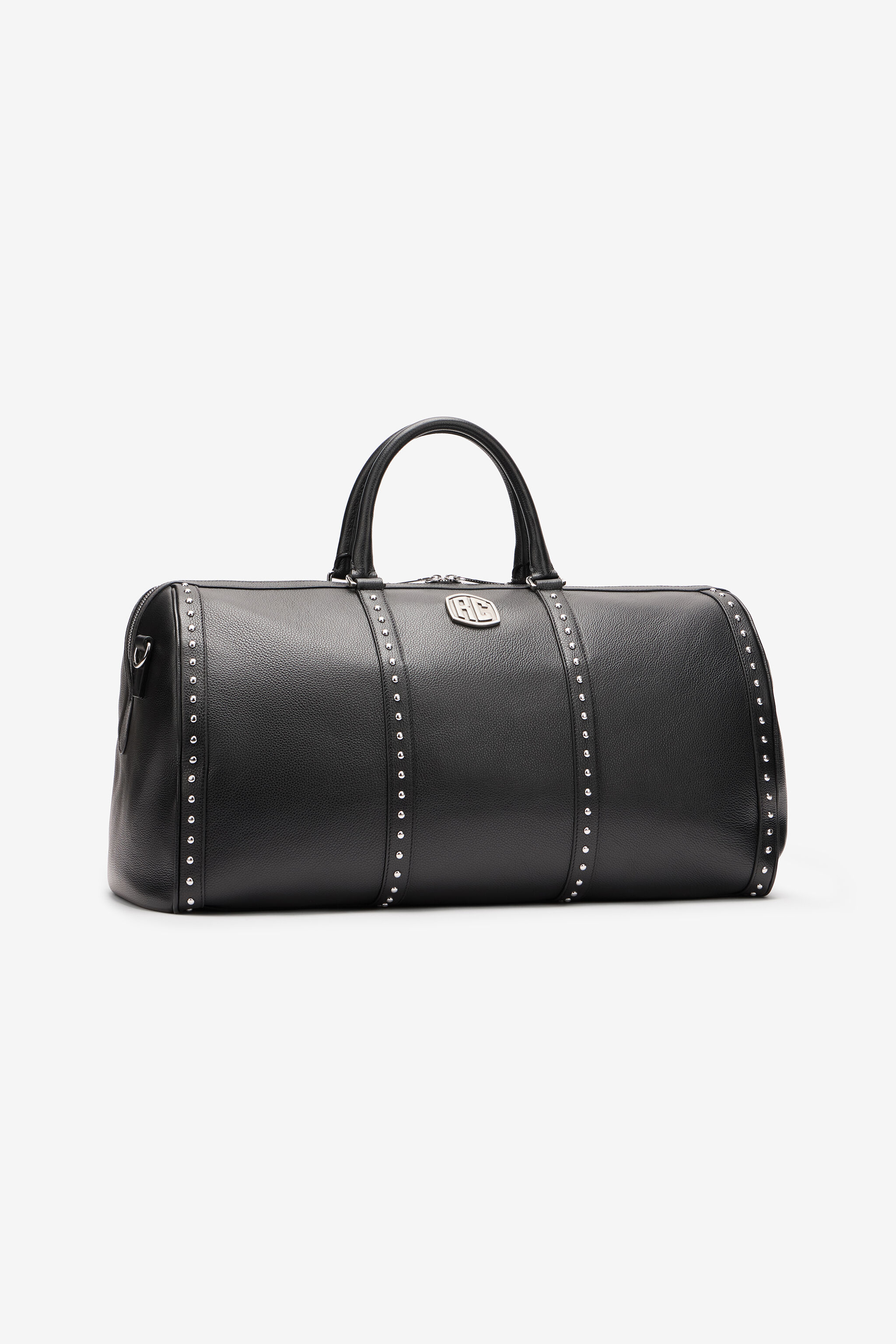 RC Travel Bag in Tumbled Leather Black VRB009-PZB05