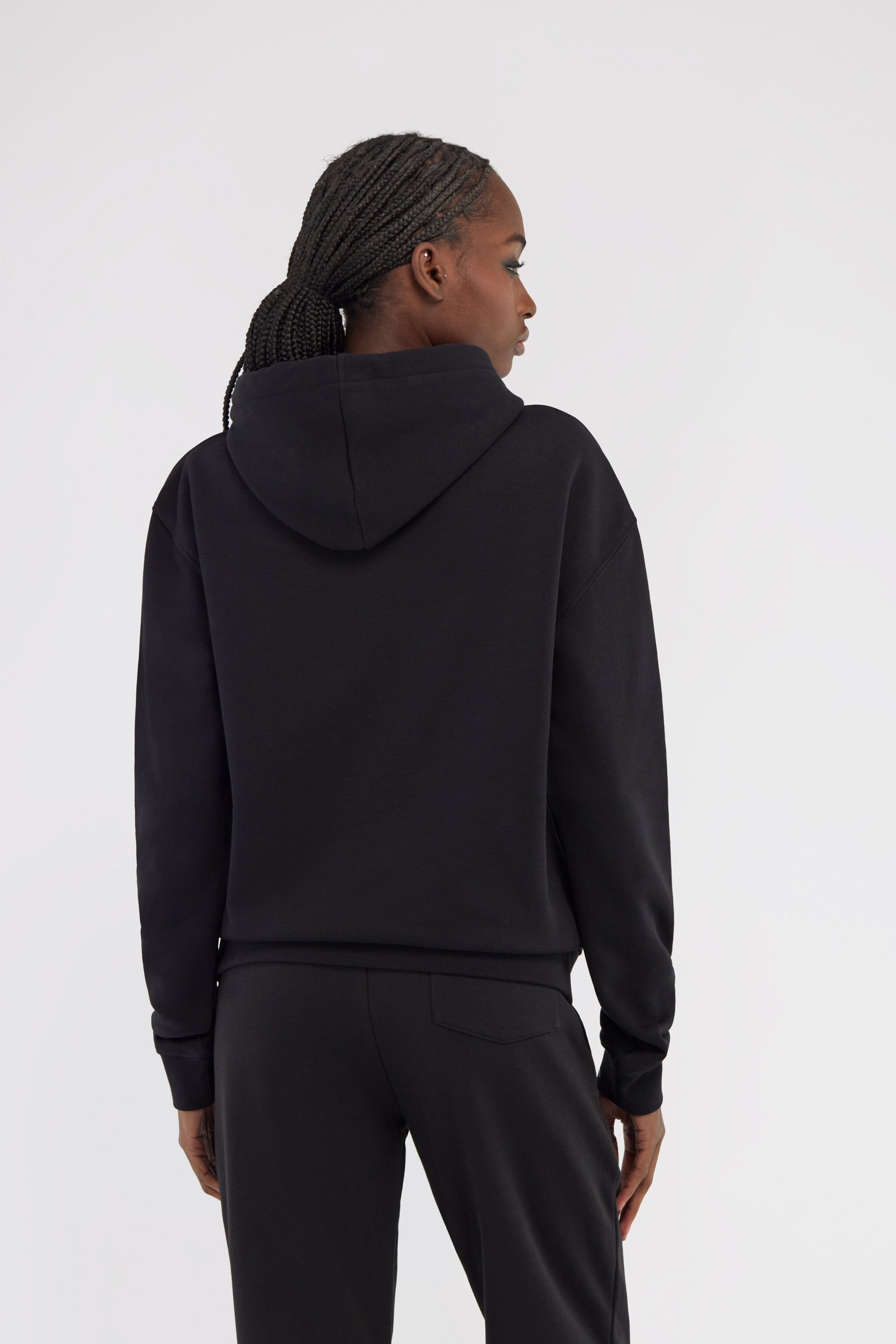 RC Sweatshirt with signature Noir NOT68D-CF052
