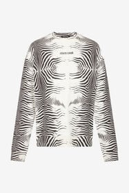 RC Felpa Con Stampa Zebra WHITE/BLACK ZEBRA SOT66I-CF050