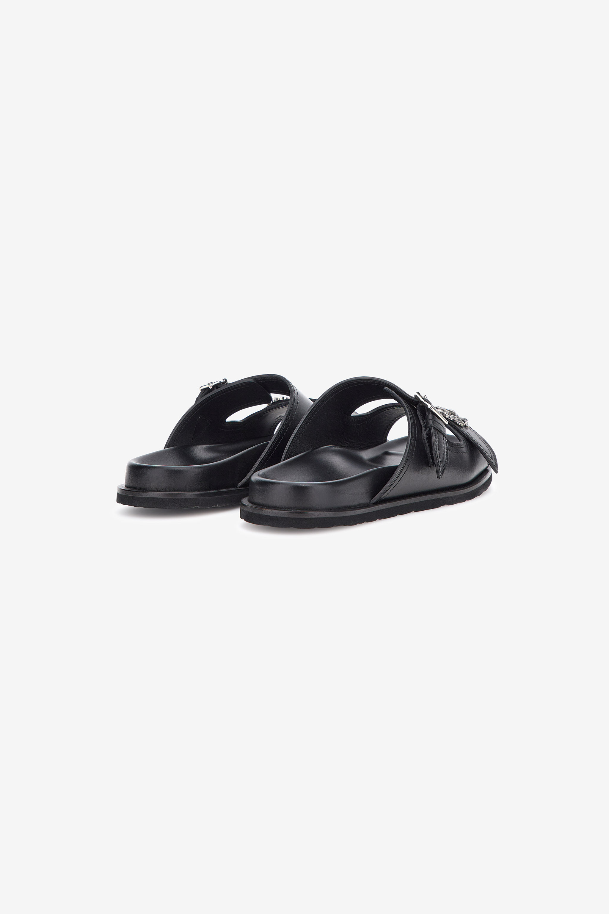 RC Flat sandals Schwarz SRS064-PZA12