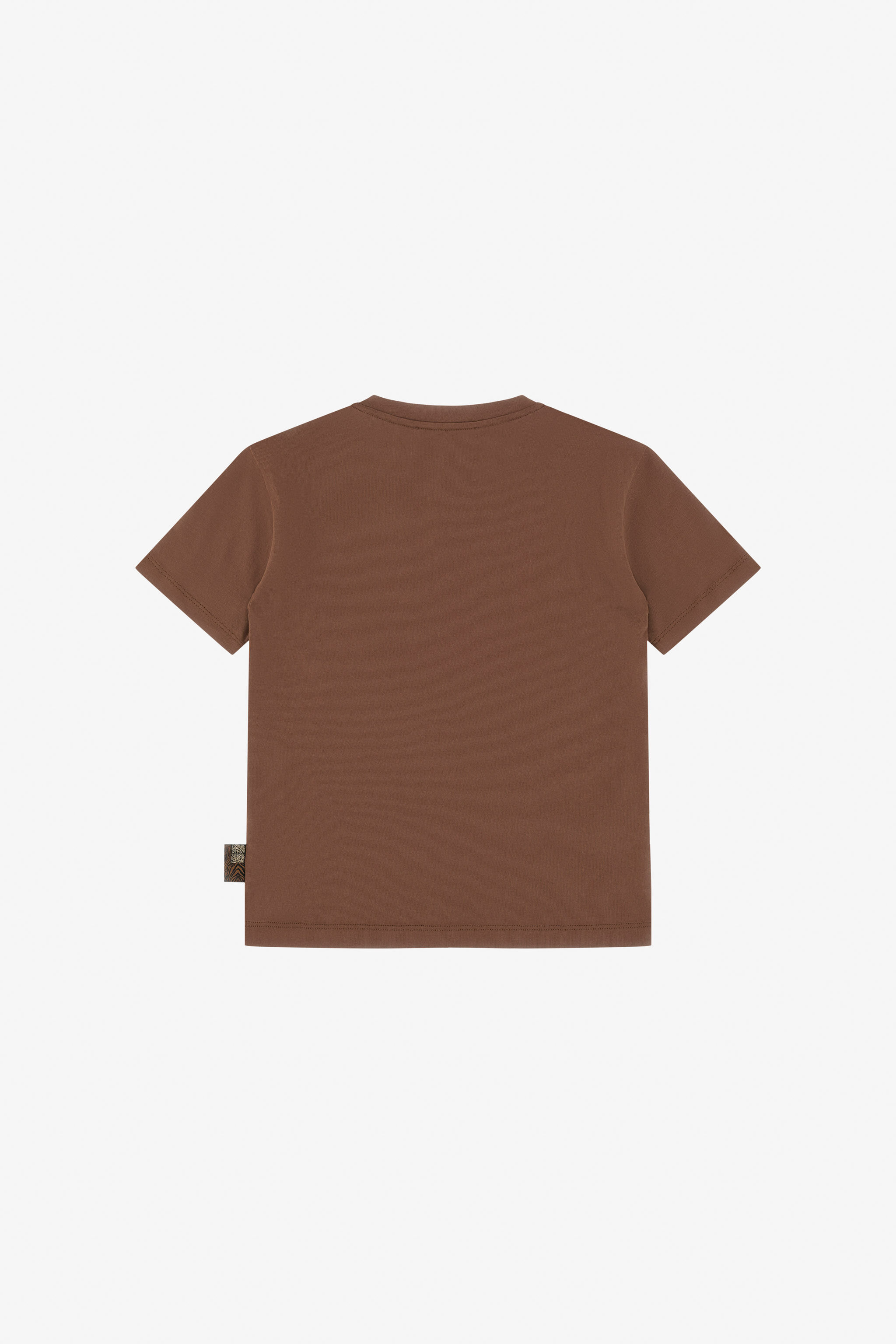 JU T-Shirt Con Cavallo E Logo BROWN MUD TJT60S-JD001