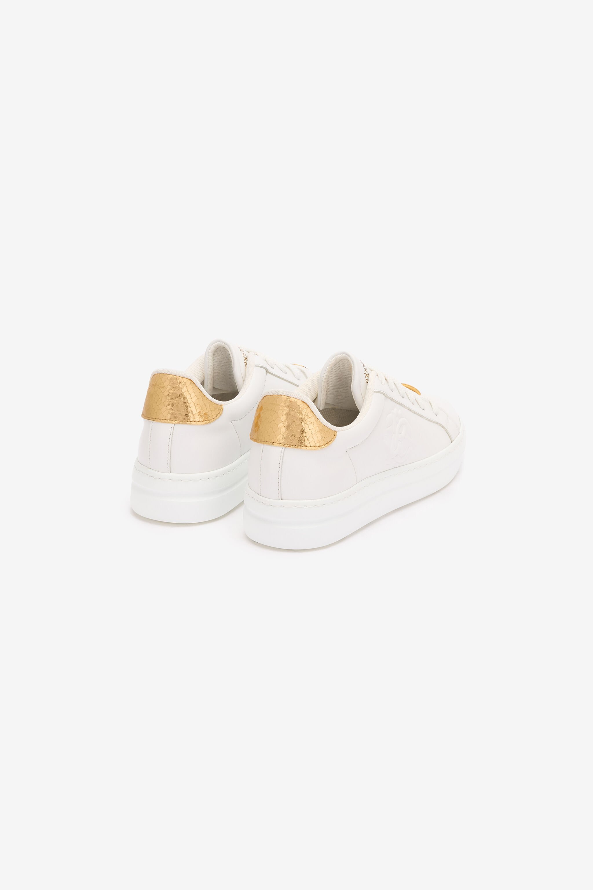 RC Sneakers With Snake Scale Back White UKS033-PZ95A