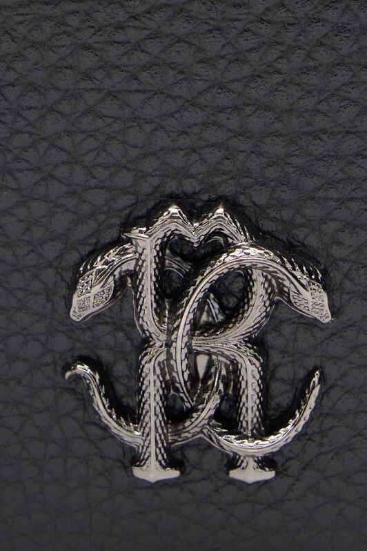 RC Schwarze Brieftasche mit Monogram RC RC Schwarze Brieftasche mit Monogram RC BLACK QOA00A-PZO37