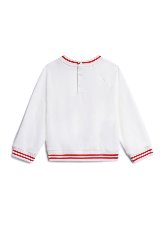 JU Felpa con Monogram RC MILKY WHITE IJT927-CF042