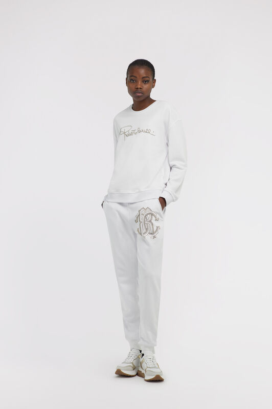 RC Sporty pants with Monogram RC Blanc NOT22A-CF052