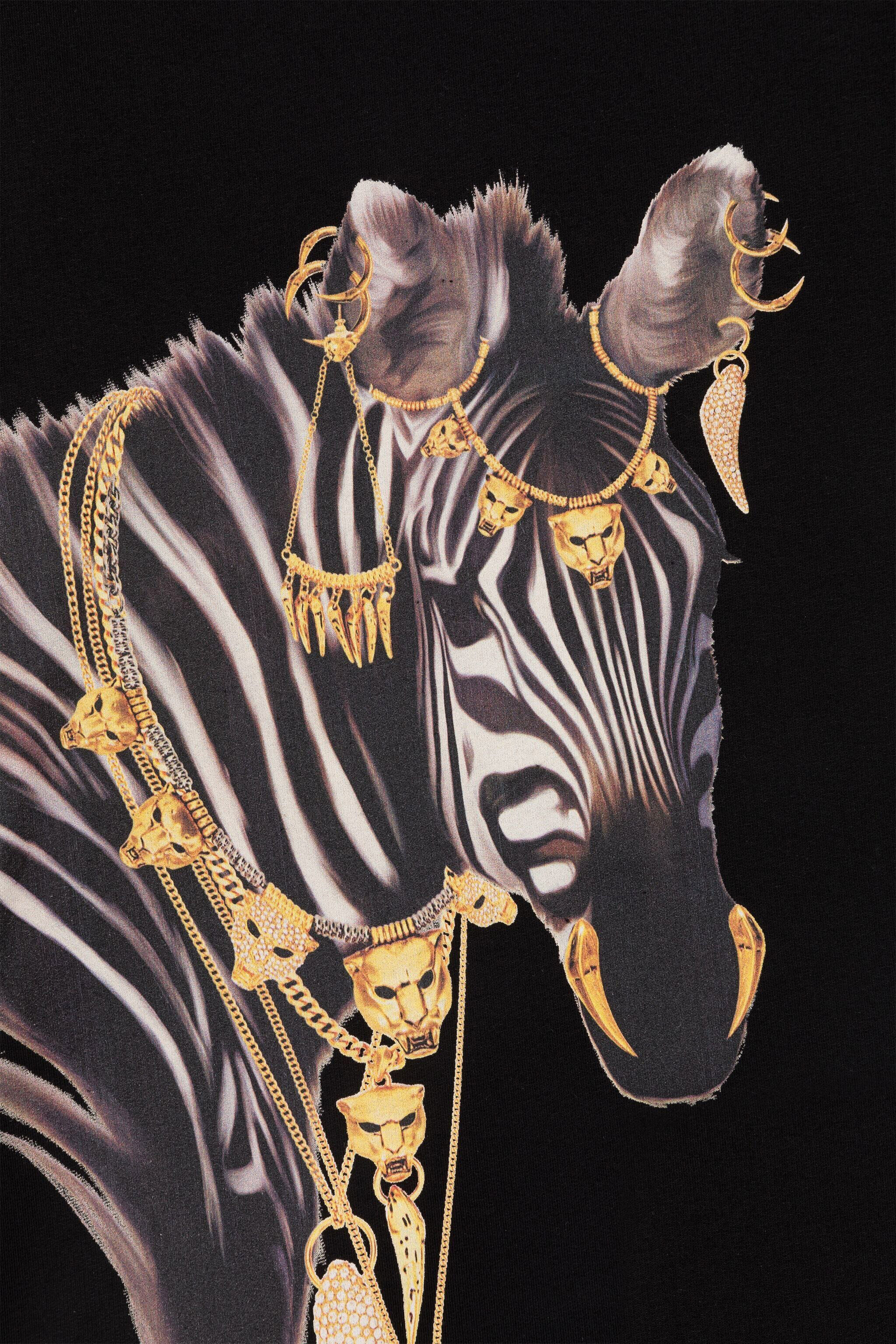JU Zebra-Print Dress Black PJT120-CF050