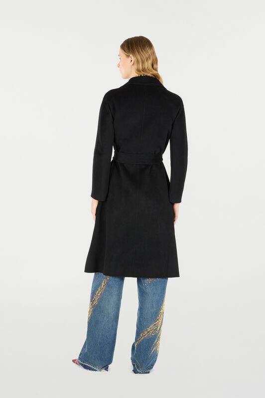 RC Cashmere-Blend Coat Black OOT50A-WH016