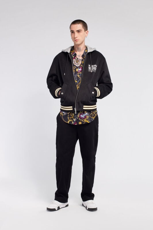 JC Giacca felpata logo Just Cavalli JC Giacca felpata logo Just Cavalli Nero RRT023-RR285