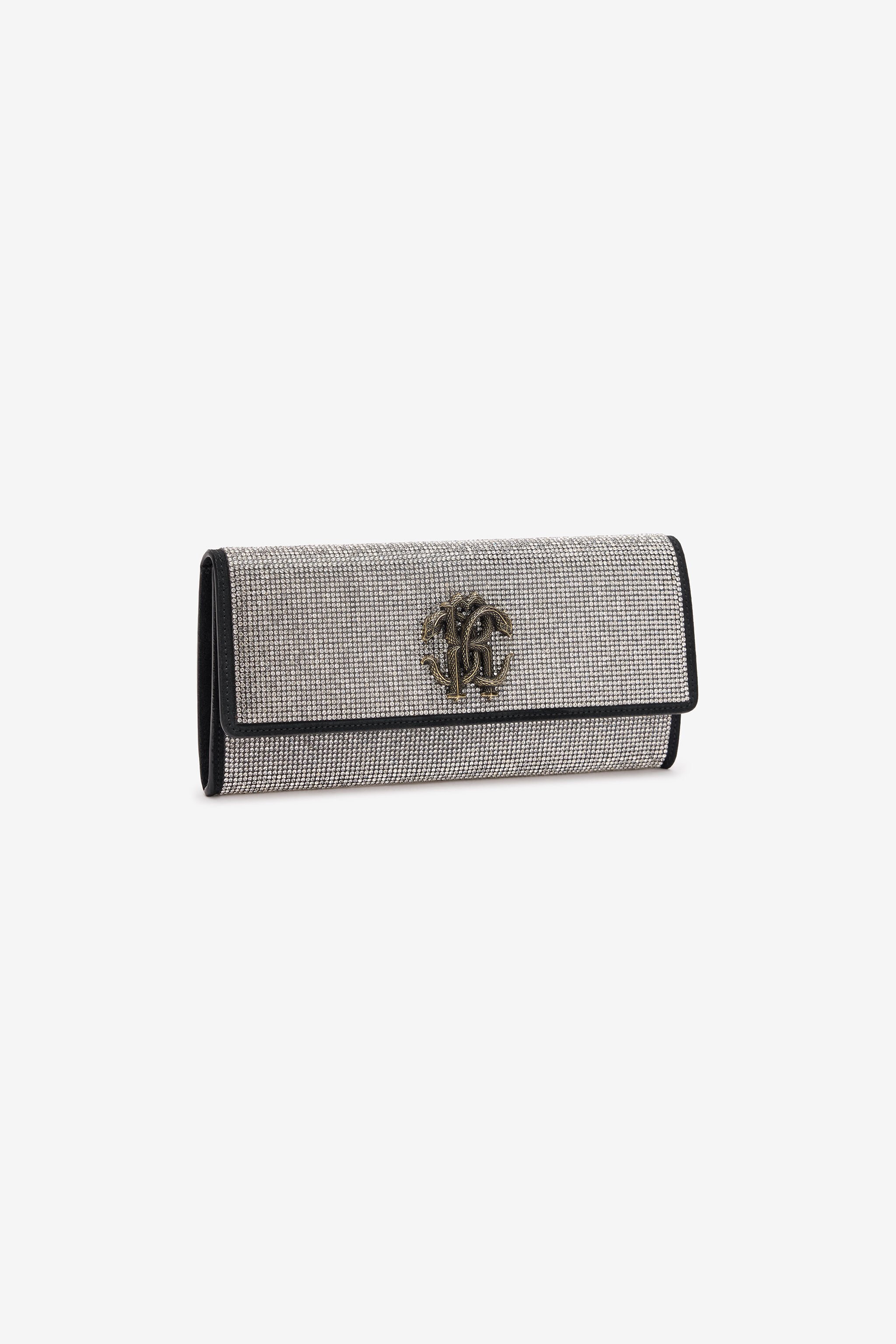 RC Pochette Con Cristalli E Monogram Mirror Snake CRYSTAL POB00D-PZO09
