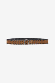 ${brand} Gürtel Aus Leder Mit Schlangenförmiger Schnalle ${colorDescription} ${masterID}